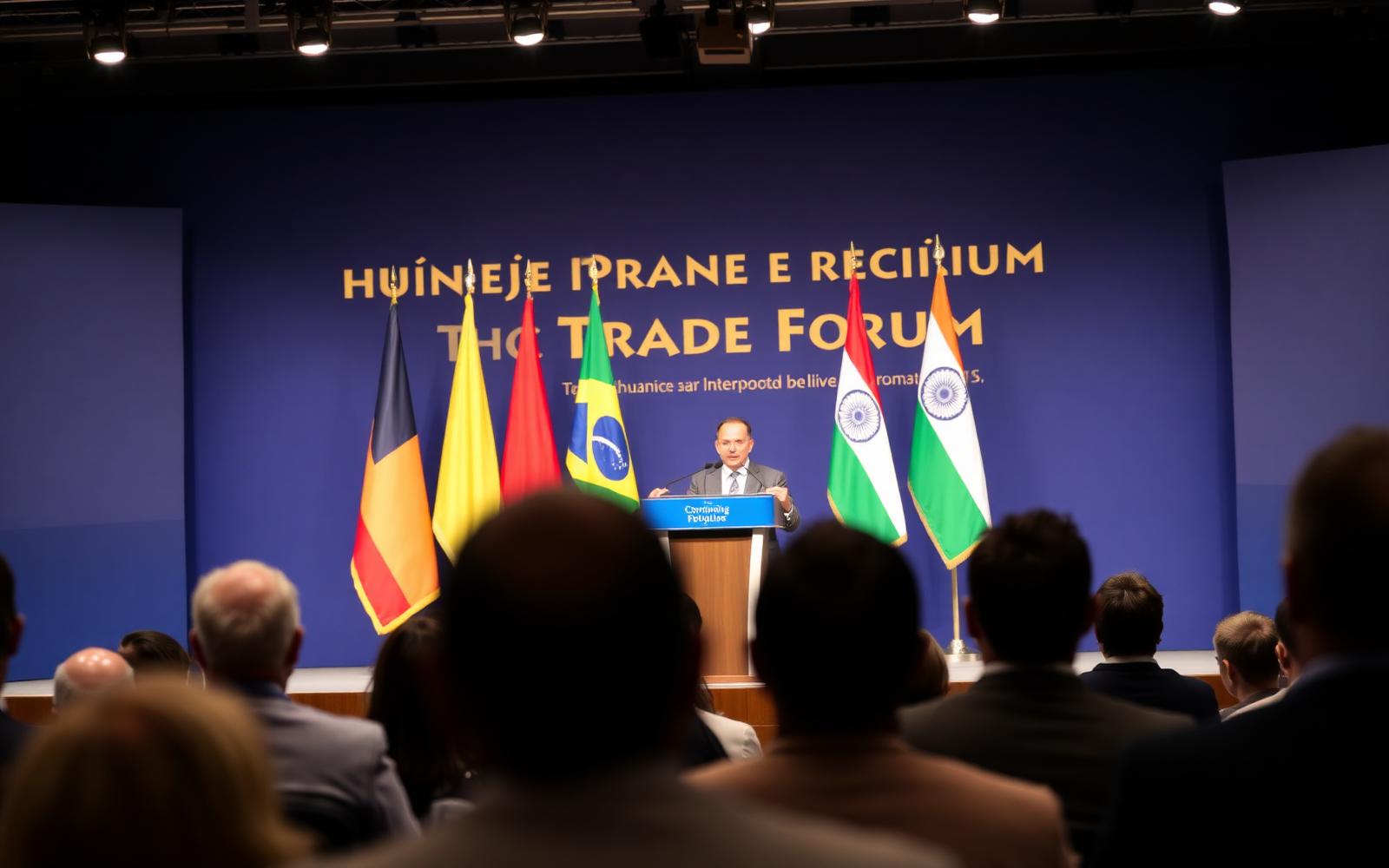 International trade forum stage